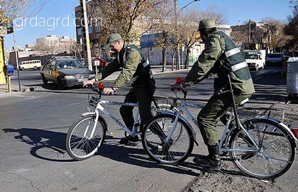 پلیس گردشگری سوار بر دوچرخه